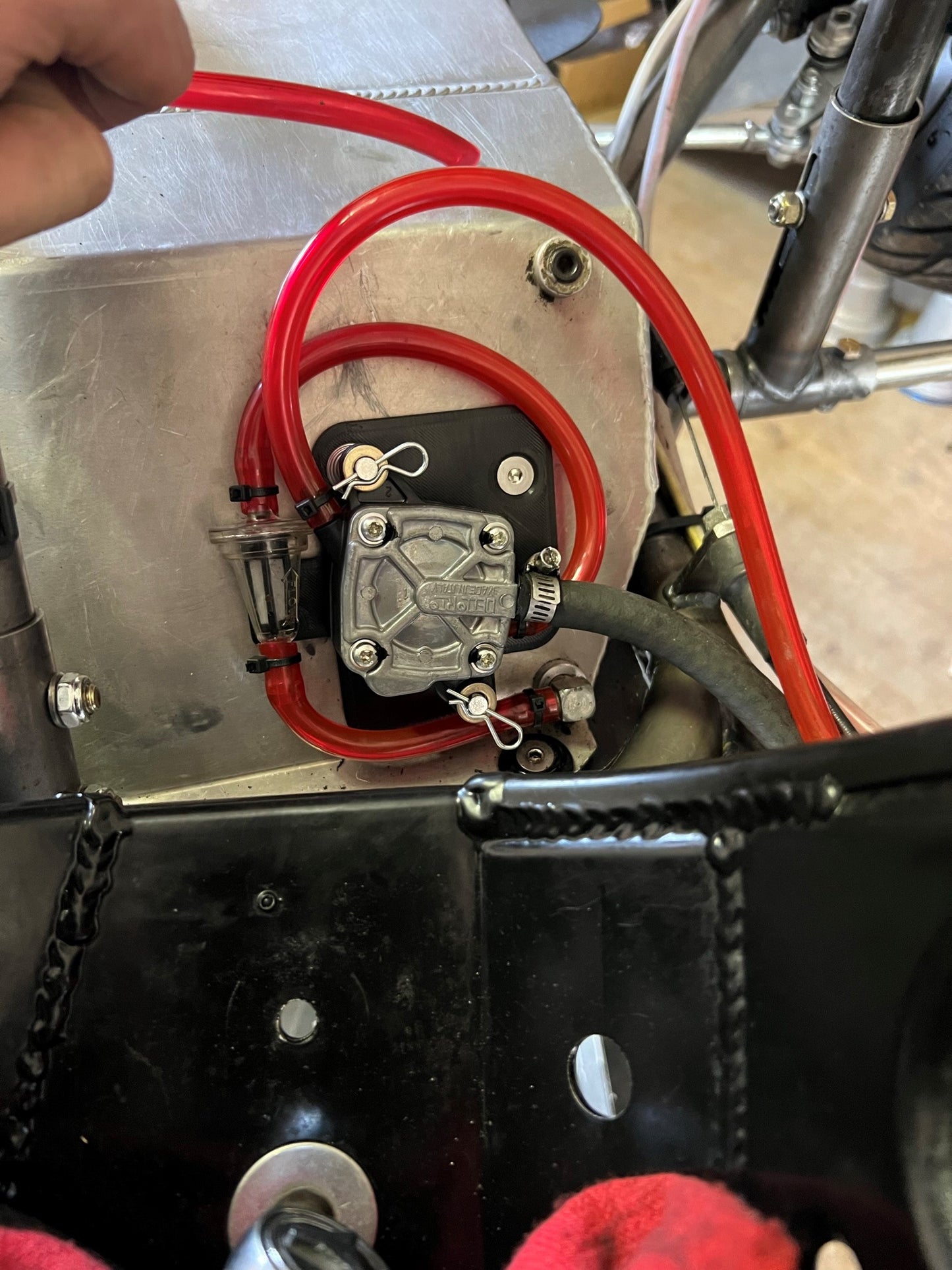 3-D Printed Dellorto QRC Fuel Cell Mount